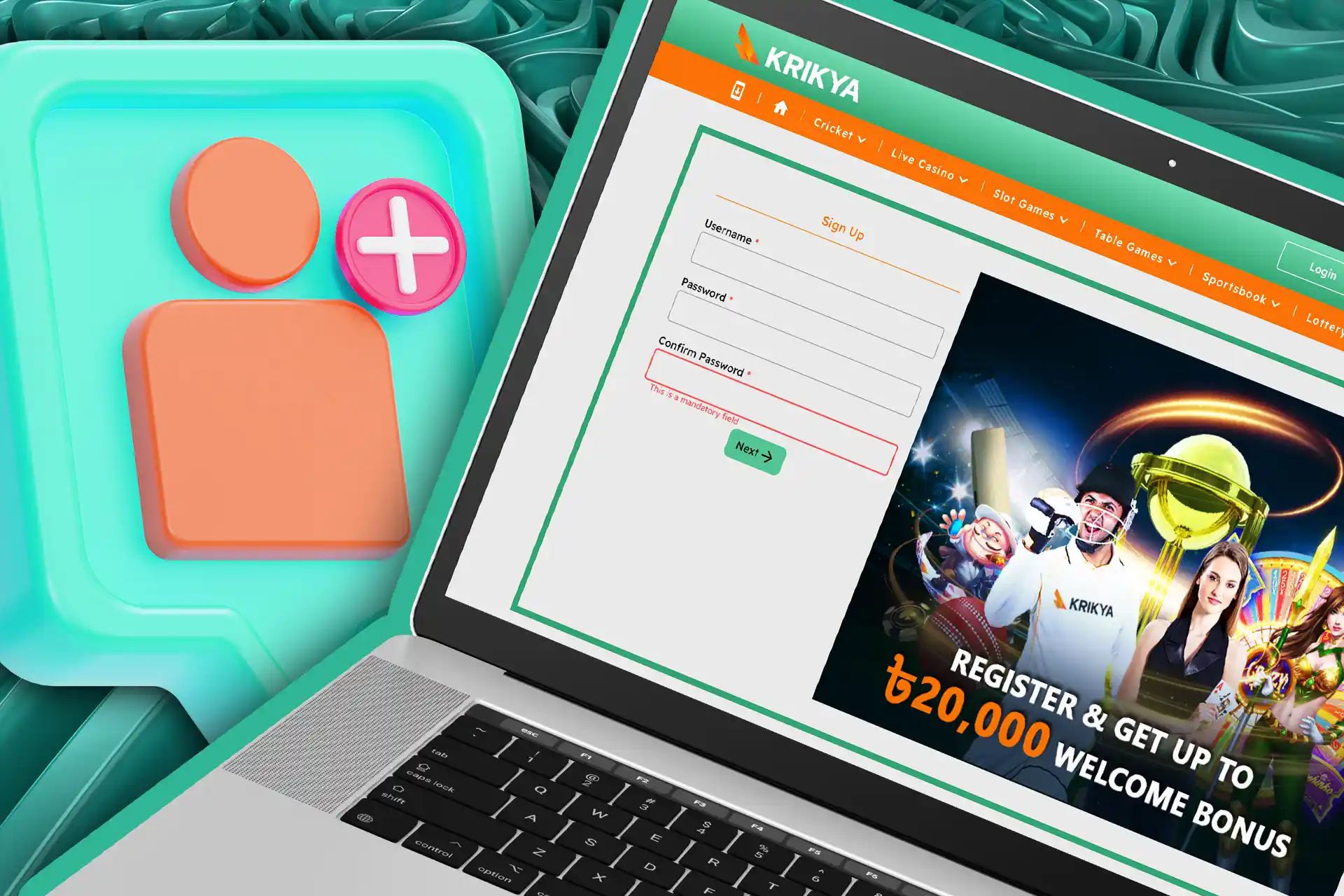Meet all the requirements to sign up with no problems.